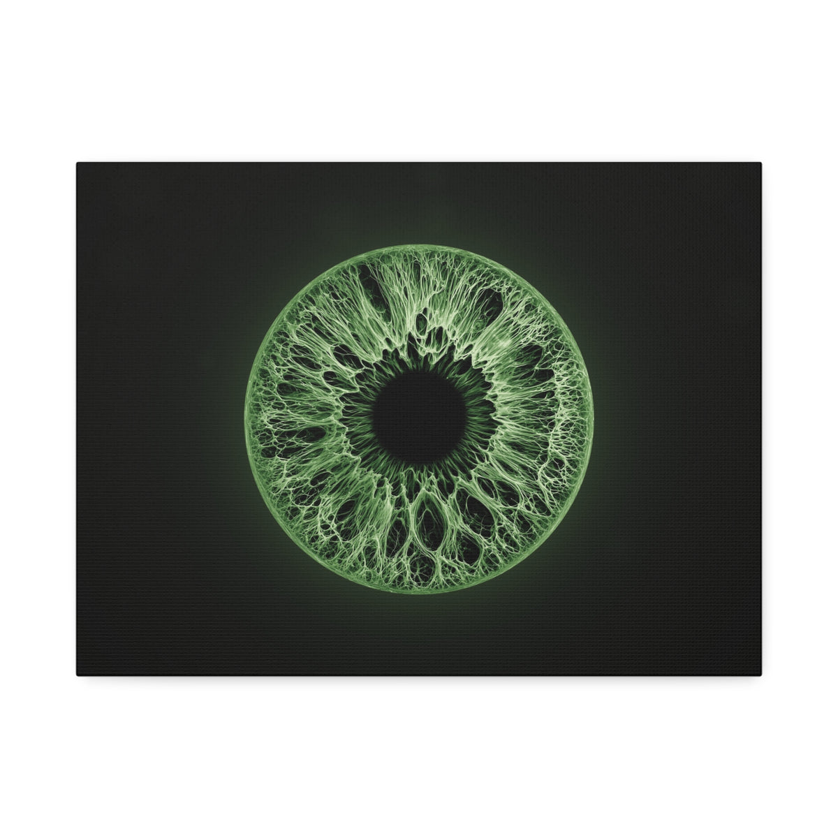 BLXNTT Iris – Lace Web Green Glossy Canvas