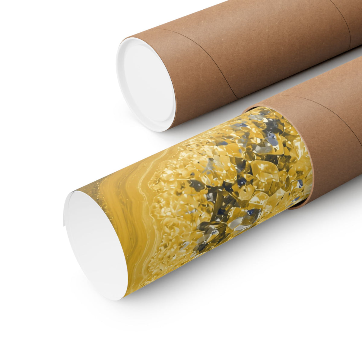 Geode Core - Mustard Navy Poster