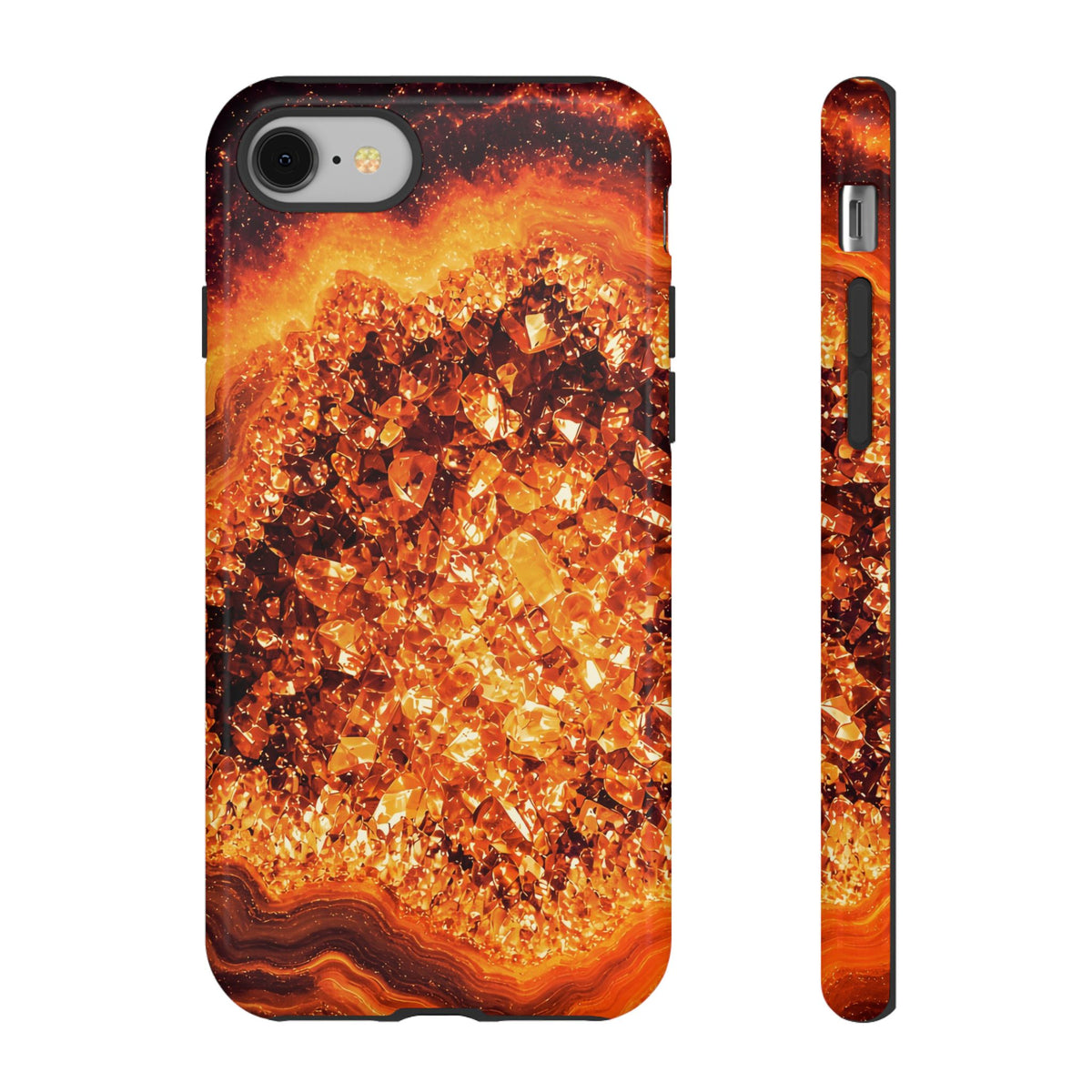 Geode Core - Molten Lava Phone Case