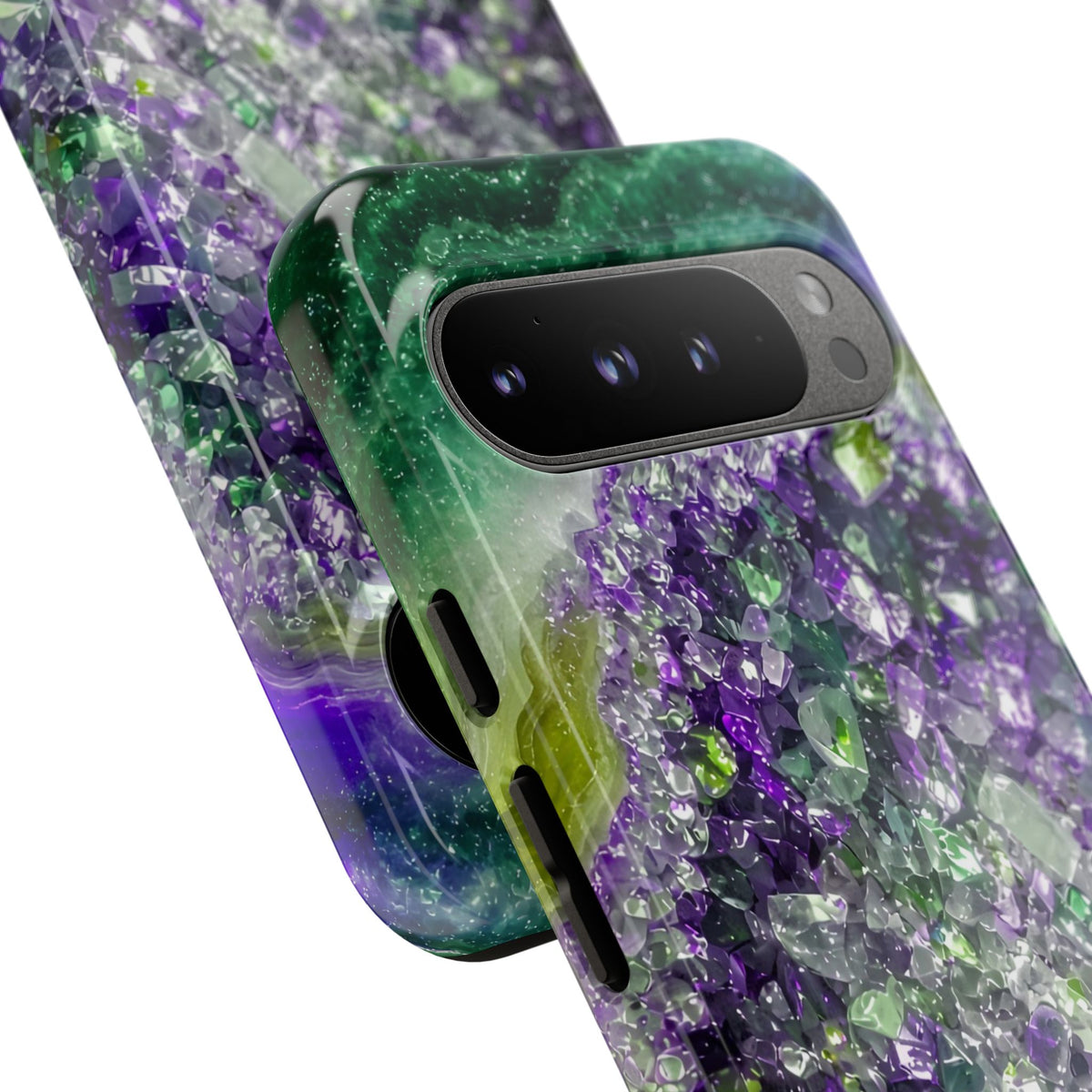 Geode Core - Ruby Emerald Phone Case