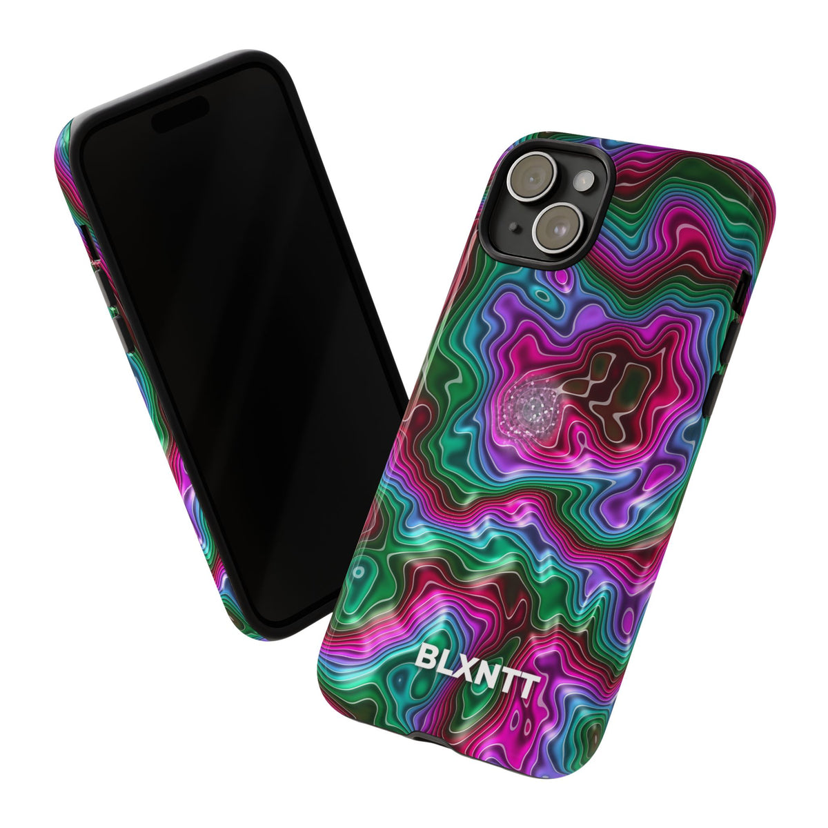 Neon Agate Phone Case