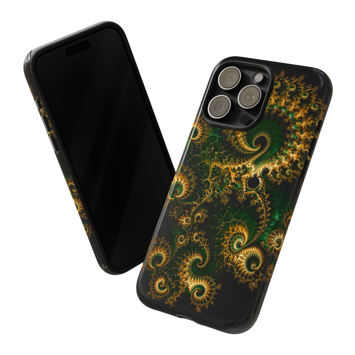 Copper Infinity - Emerald & Gold Phone Case
