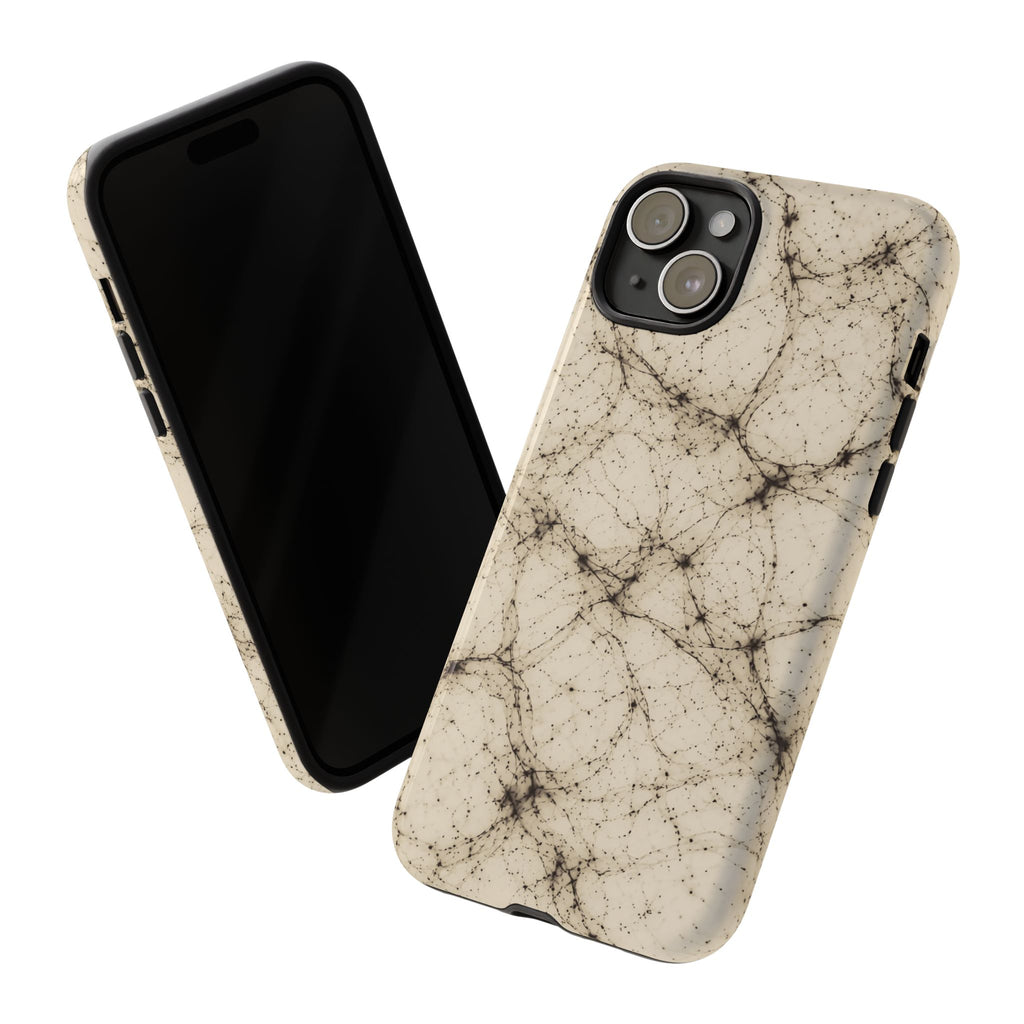 Neon Mycelium - Ink on Paper Phone Case