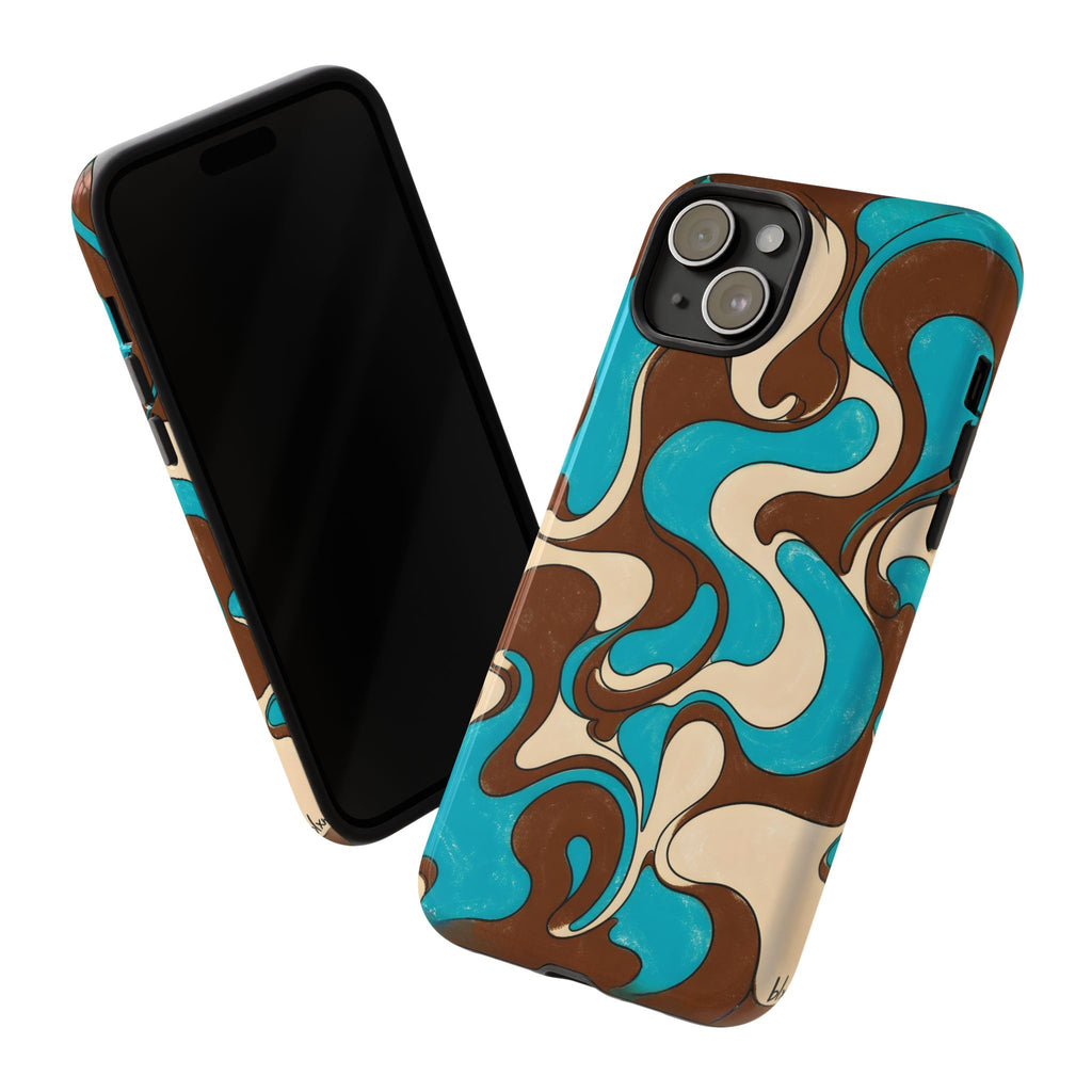 Fillmore Flow - Turquoise & Chocolate Phone Case
