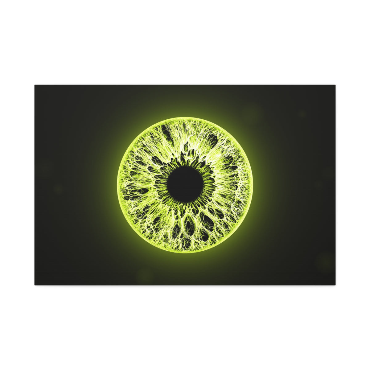 BLXNTT Iris – Lace Web Toxic Chartreuse Glossy Canvas
