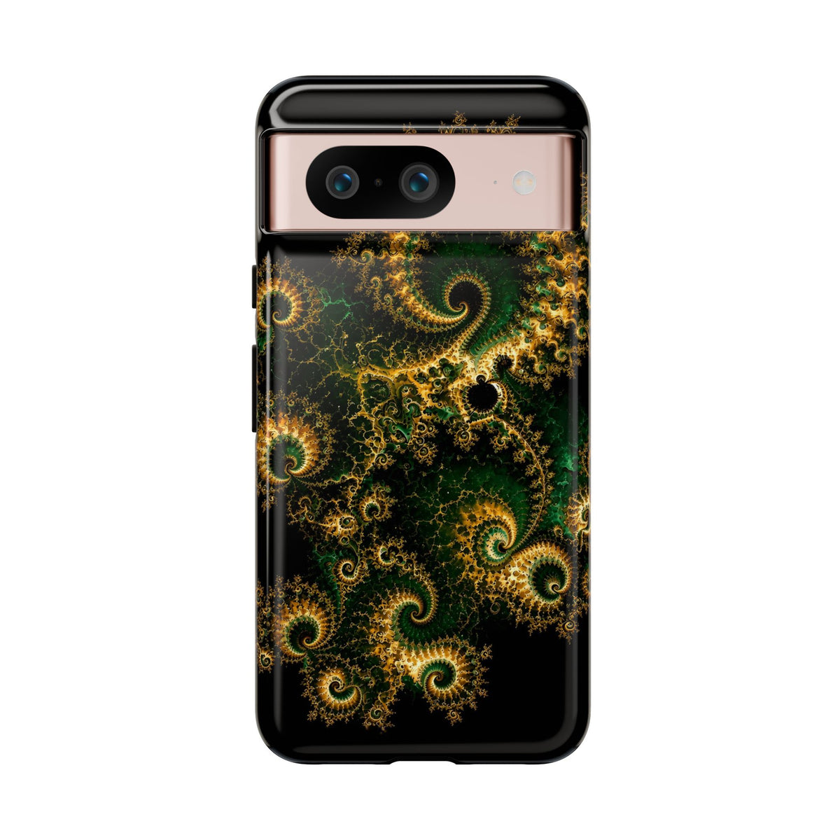 Copper Infinity - Emerald & Gold Phone Case