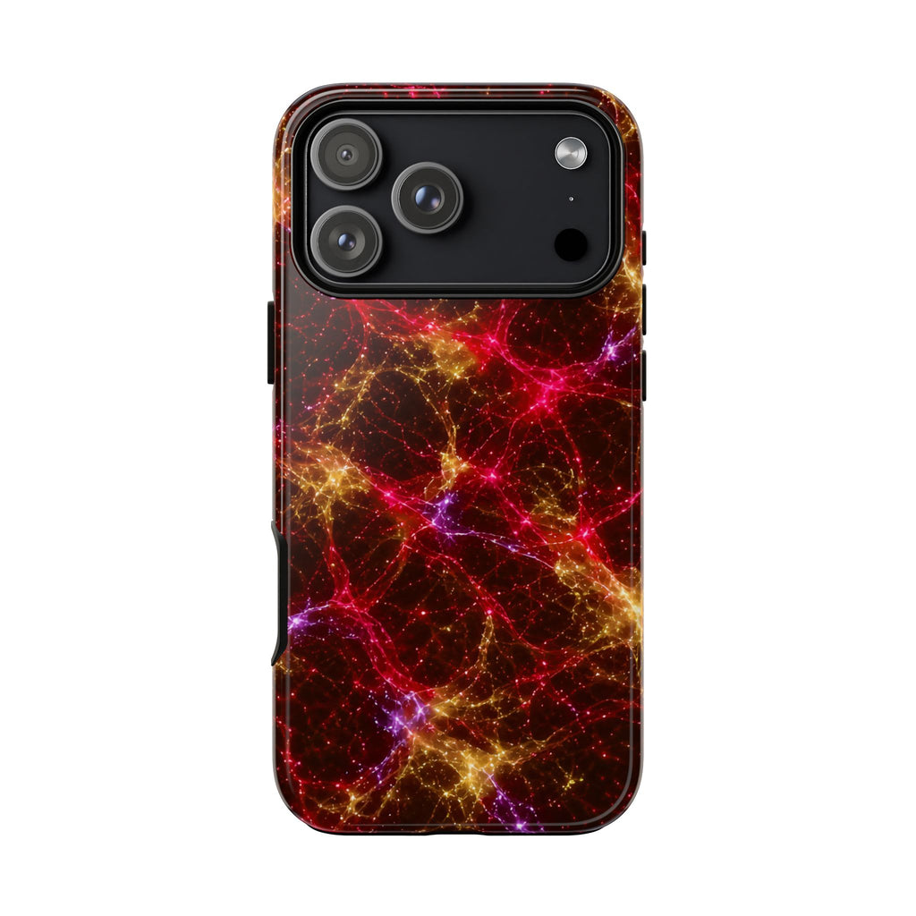 Neon Mycelium - Rainbow Nerve Phone Case