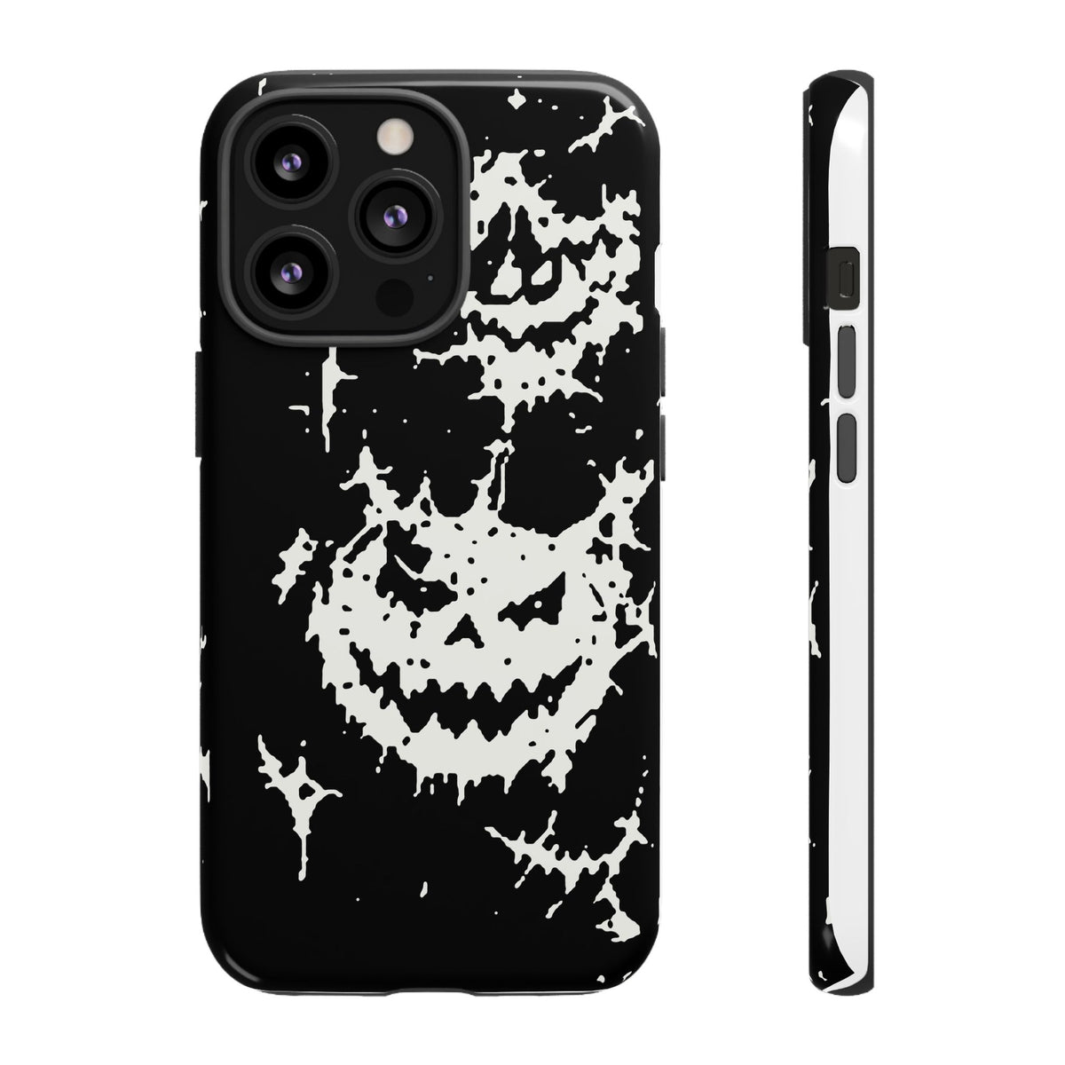 White Spiderweb Pumpkin Phone Case