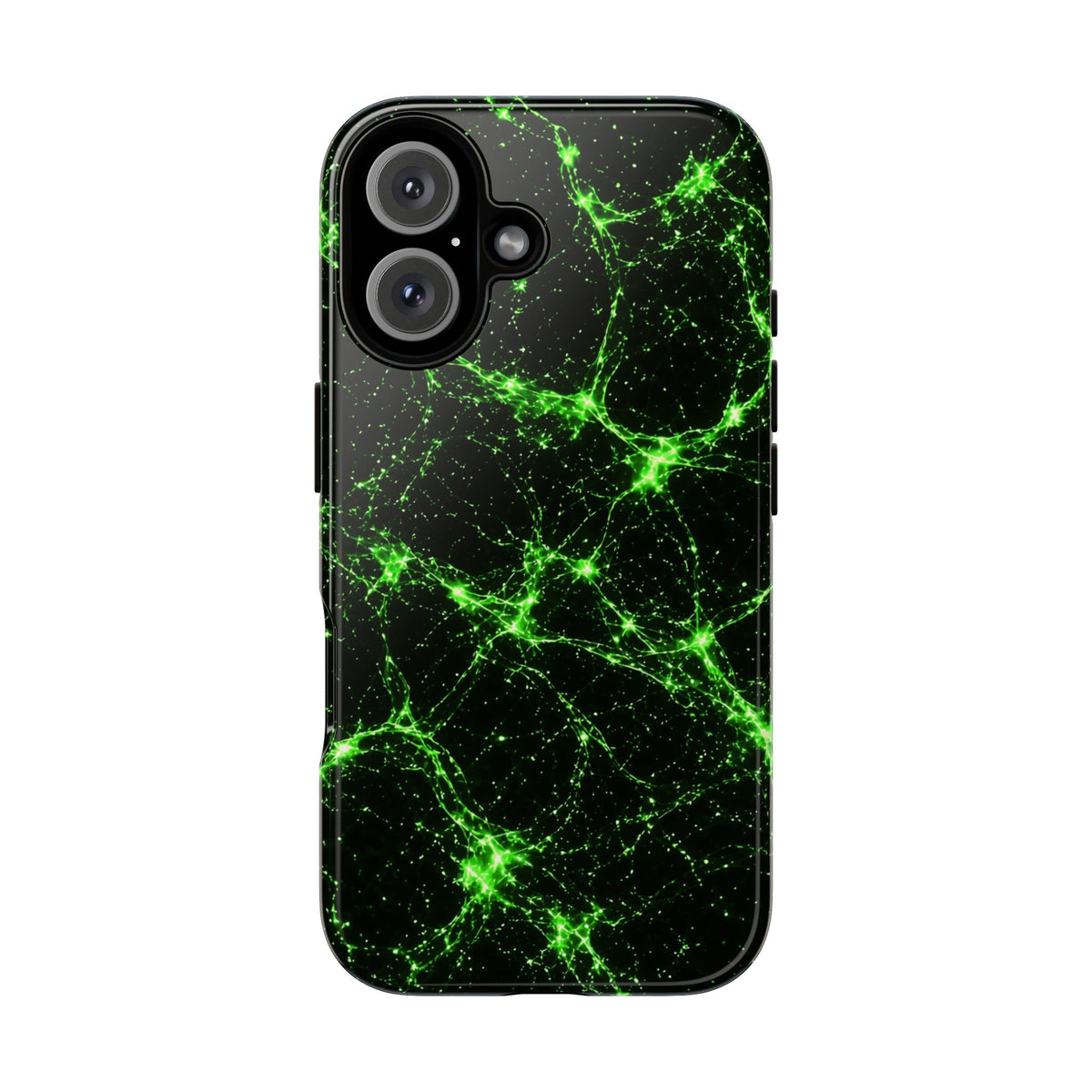 Neon Mycelium - Toxic Lime Phone Case