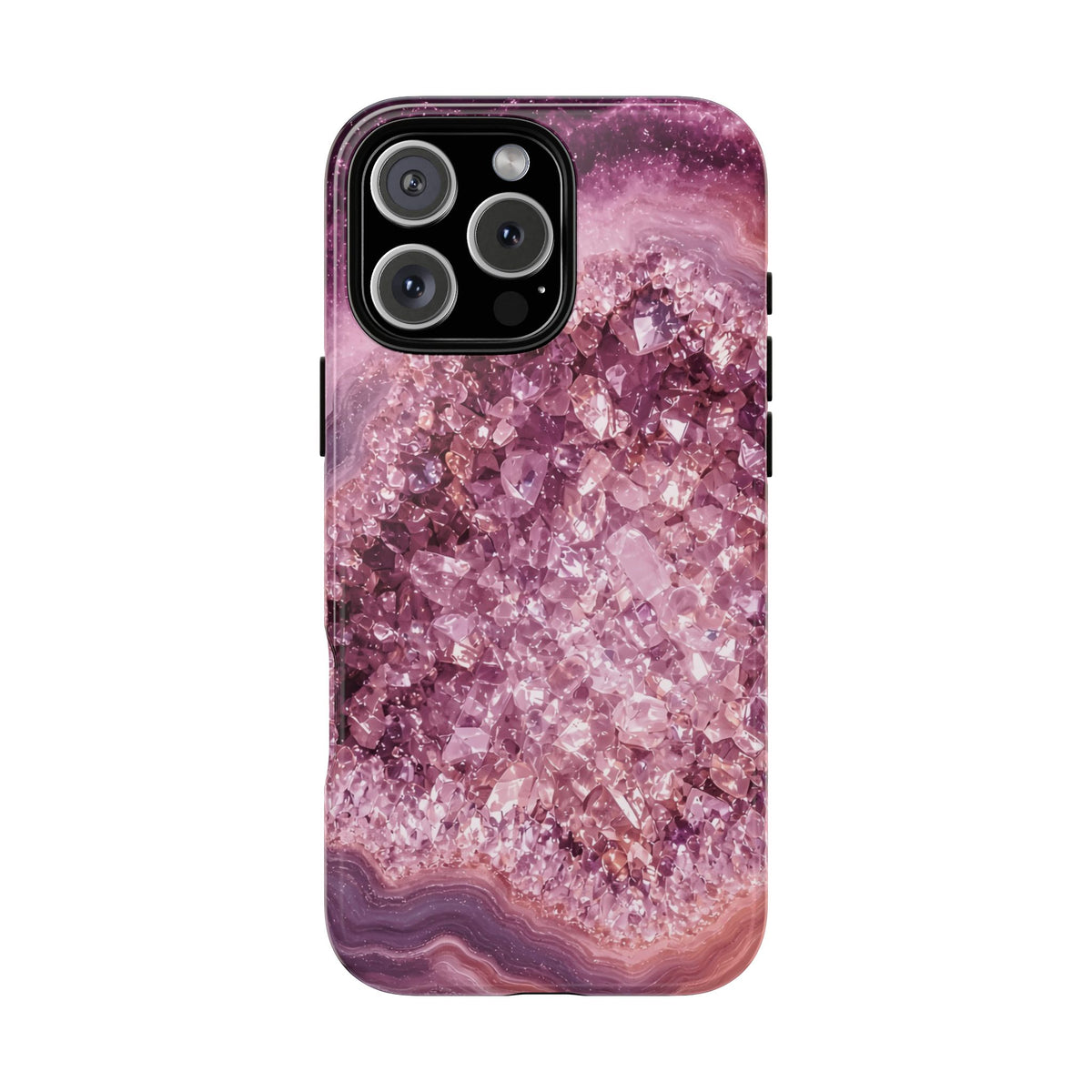 Geode Core - Rose Quartz Phone Case