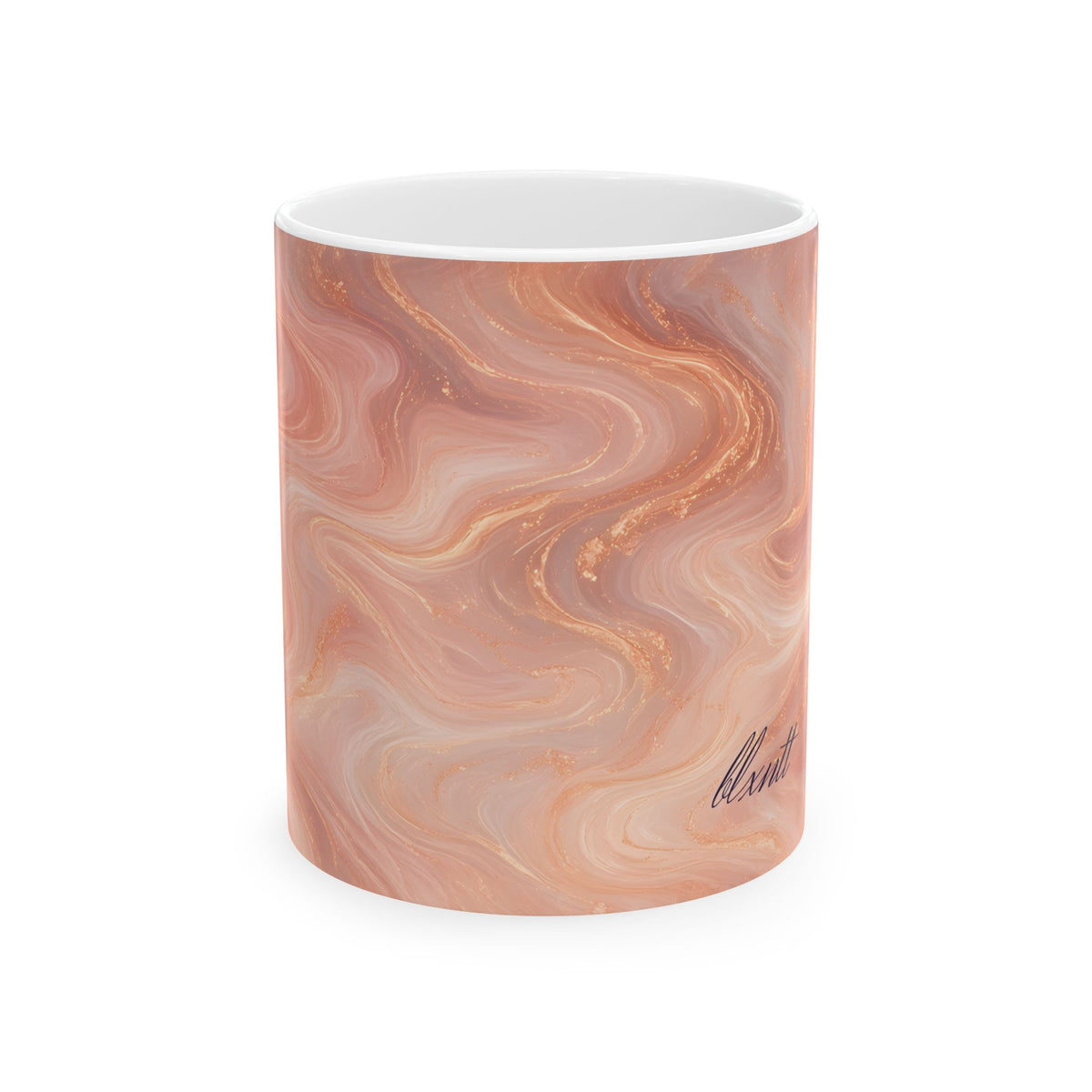 Rose Gold Marble Mug