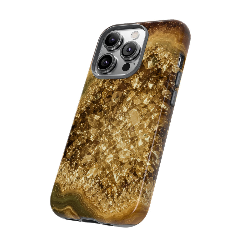 Geode Core - Gold Vein Phone Case