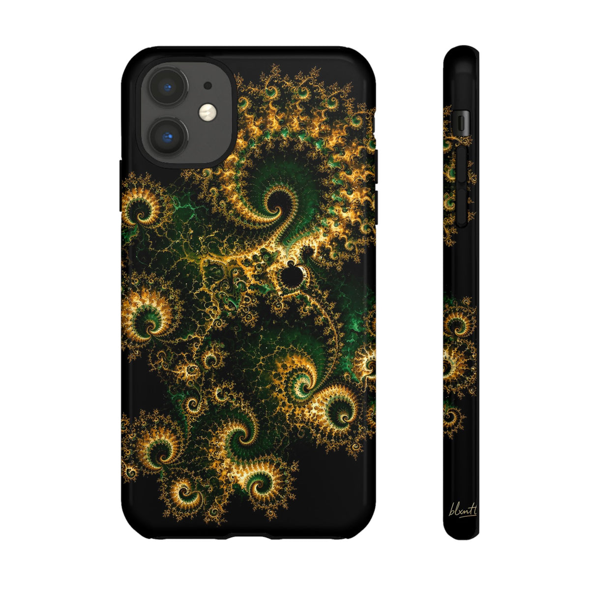 Copper Infinity - Emerald & Gold Phone Case