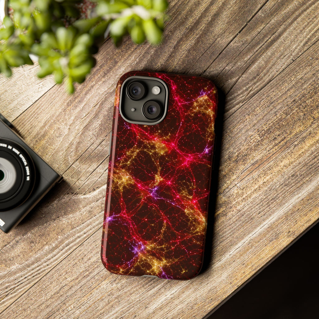 Neon Mycelium - Rainbow Nerve Phone Case