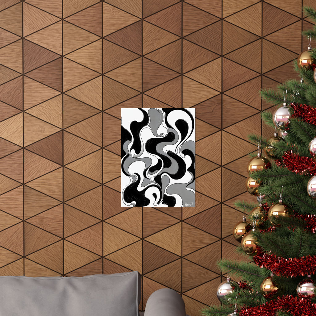 Fillmore Flow - Monochrome Poster