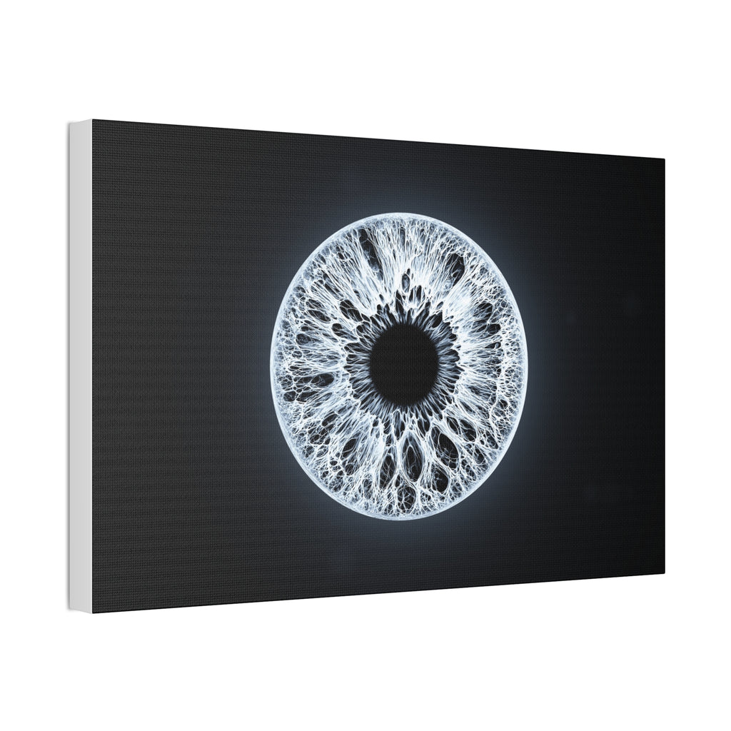 BLXNTT Iris – Lace Web Ice Silver Glossy Canvas
