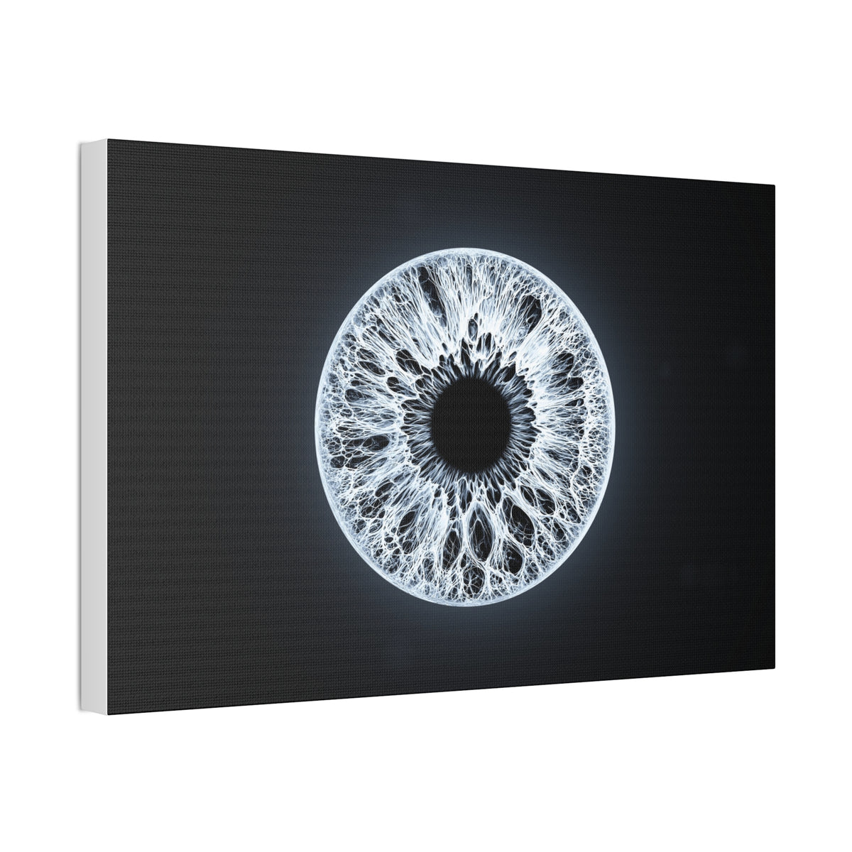 BLXNTT Iris – Lace Web Ice Silver Glossy Canvas