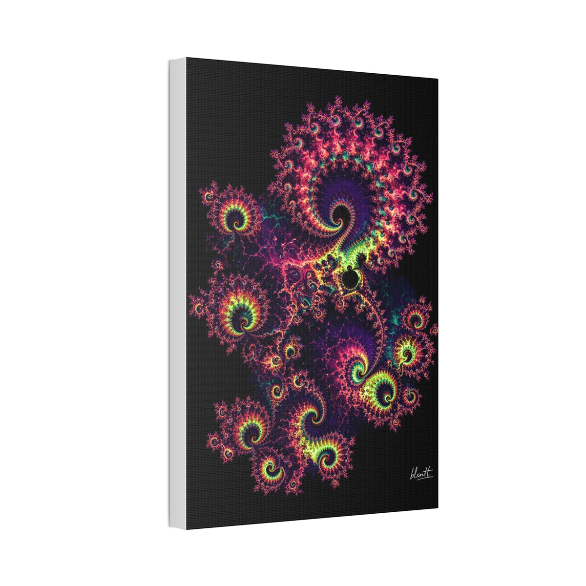 Copper Infinity - Blacklight Glossy Canvas