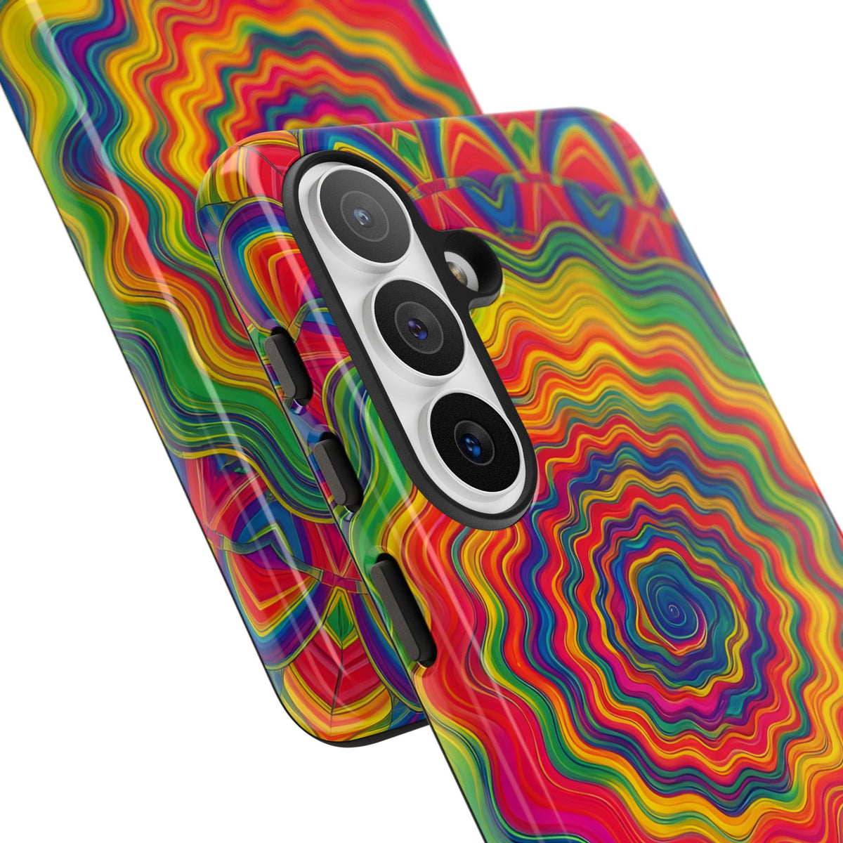 Hypnotic Rainbow Ripple Phone Case