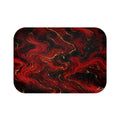 Red & Black Marble Bath Mat
