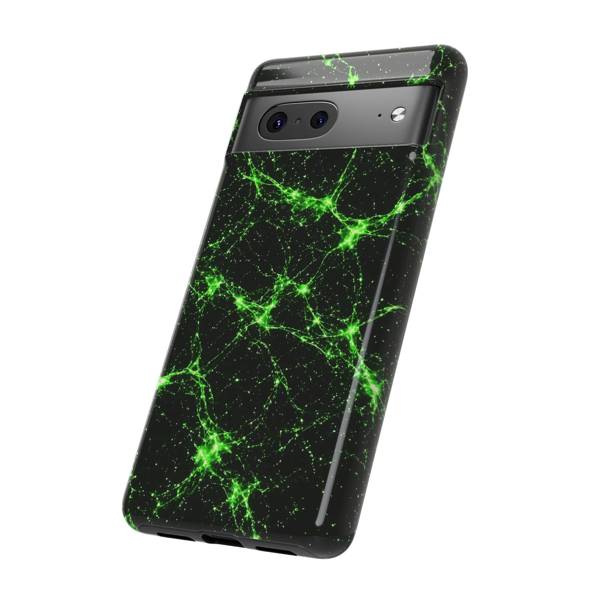 Neon Mycelium - Toxic Lime Phone Case