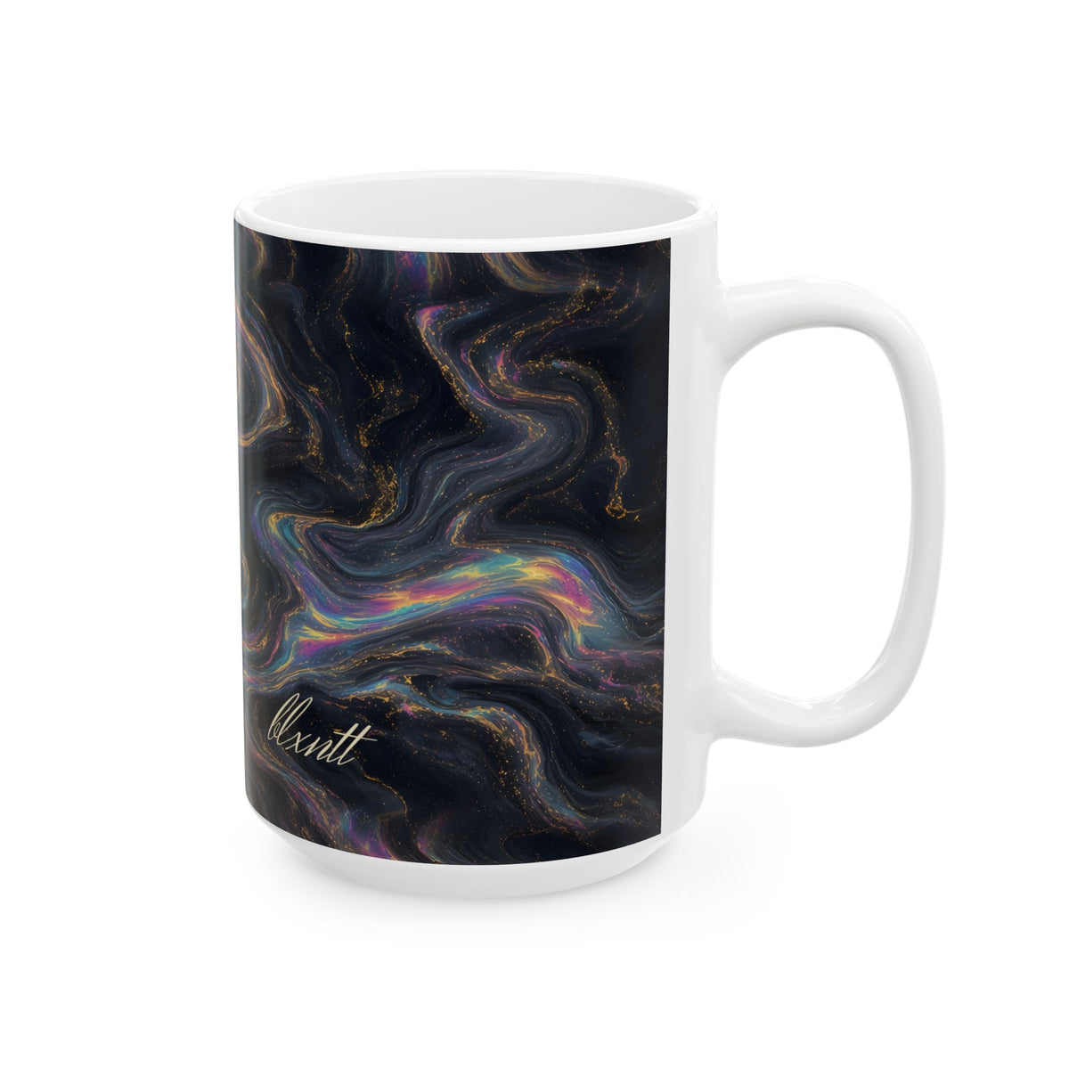 Galaxy Iridescent Marble Mug