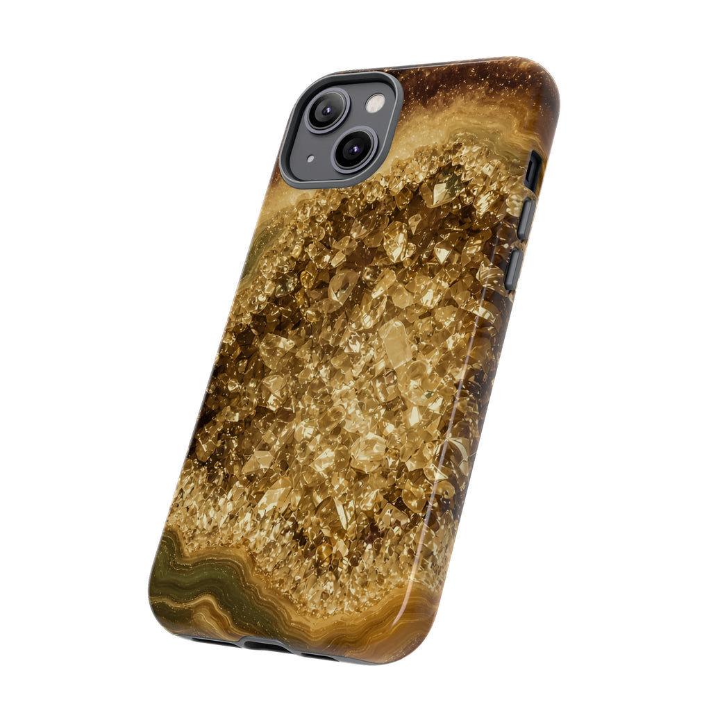 Geode Core - Gold Vein Phone Case