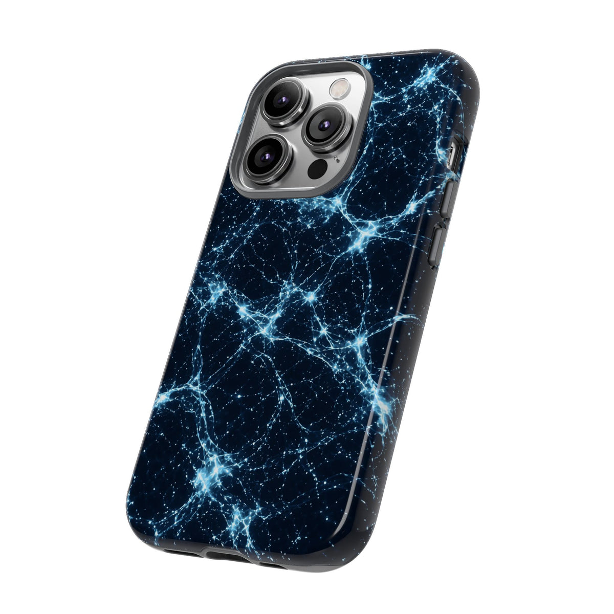 Neon Mycelium - Ice Crystal Phone Case