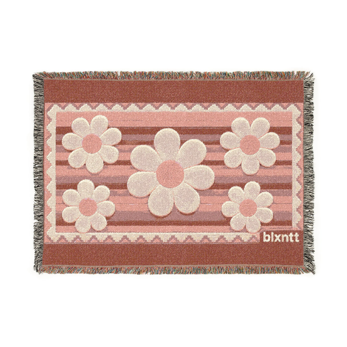 BLXNTT Pink Hippie Woven Blanket #2