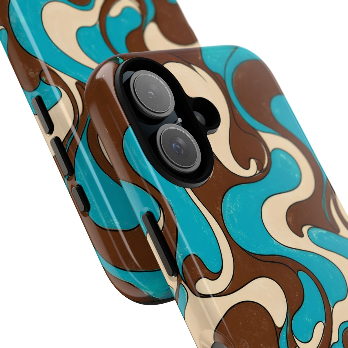 Fillmore Flow - Turquoise & Chocolate Phone Case