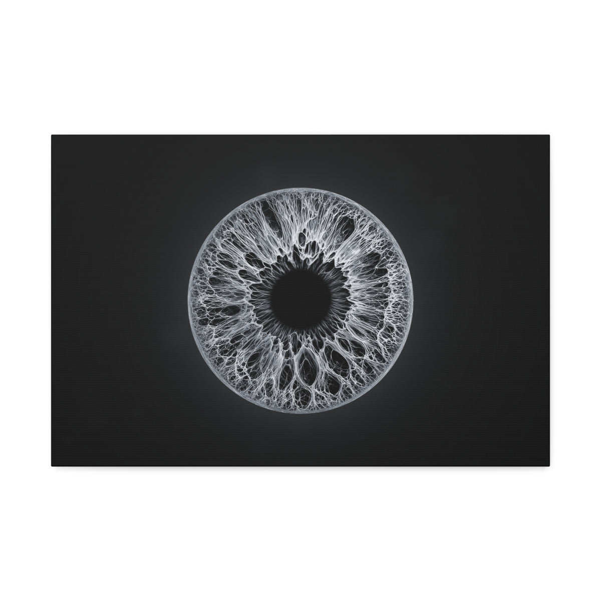 BLXNTT Iris – Lace Web Gray Glossy Canvas