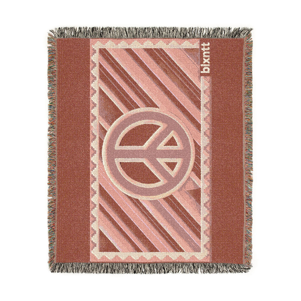 BLXNTT Pink Hippie Woven Blanket #4