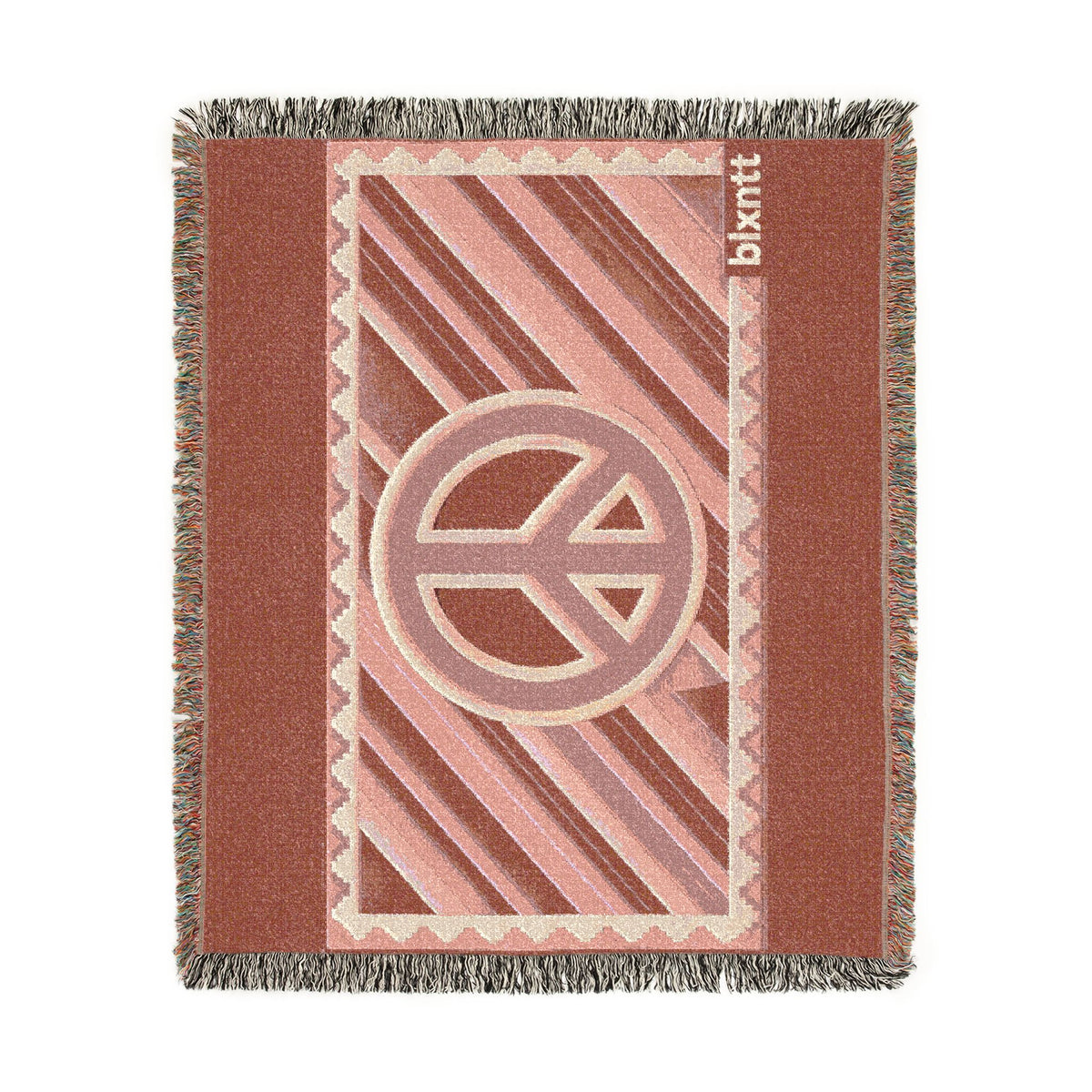 BLXNTT Pink Hippie Woven Blanket #4
