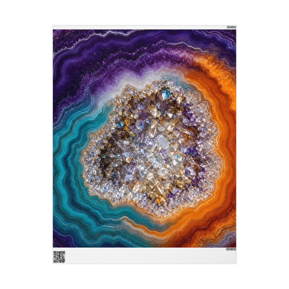 Geode Core - Original Core Wrapping Paper