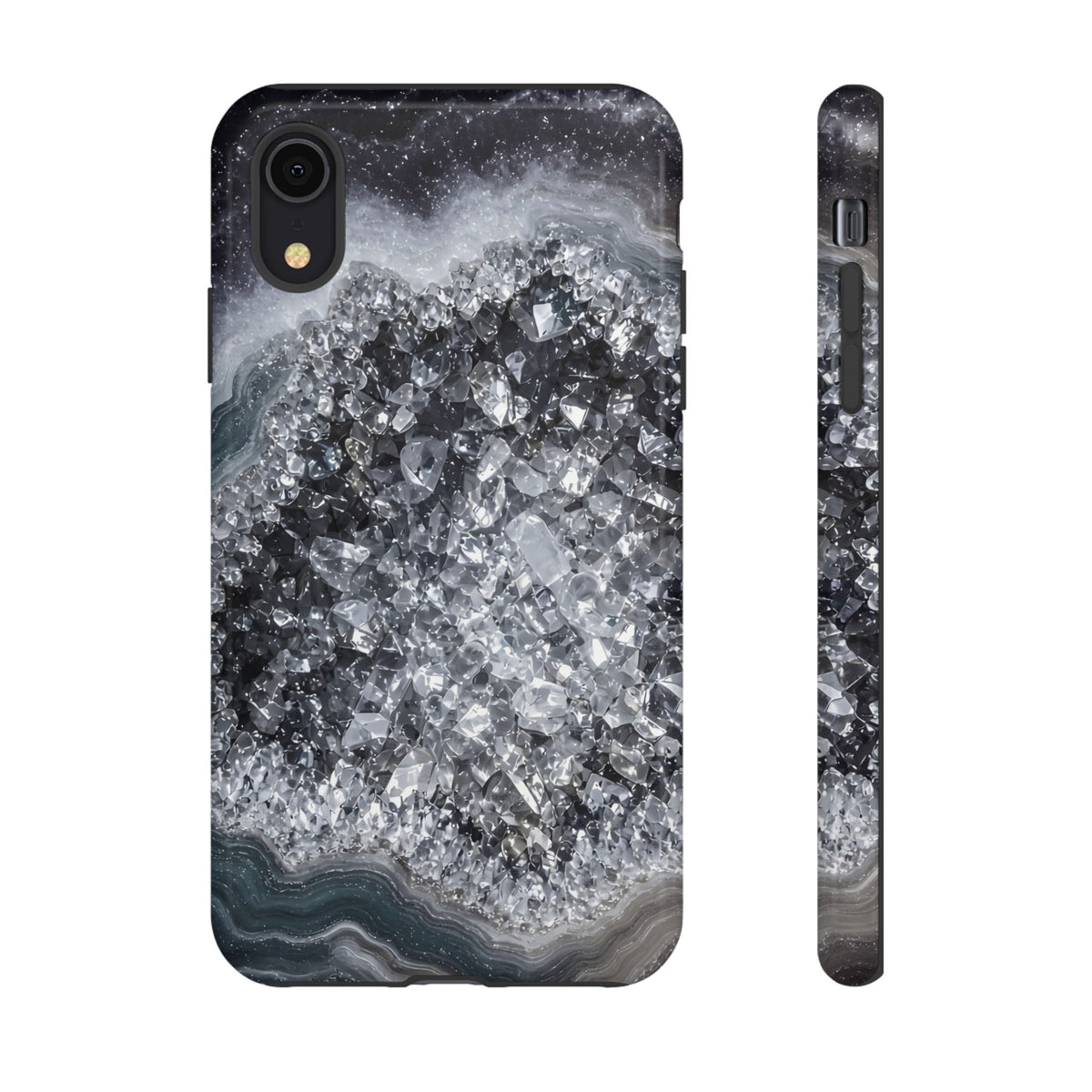 Geode Core - Silver Smoke Phone Case