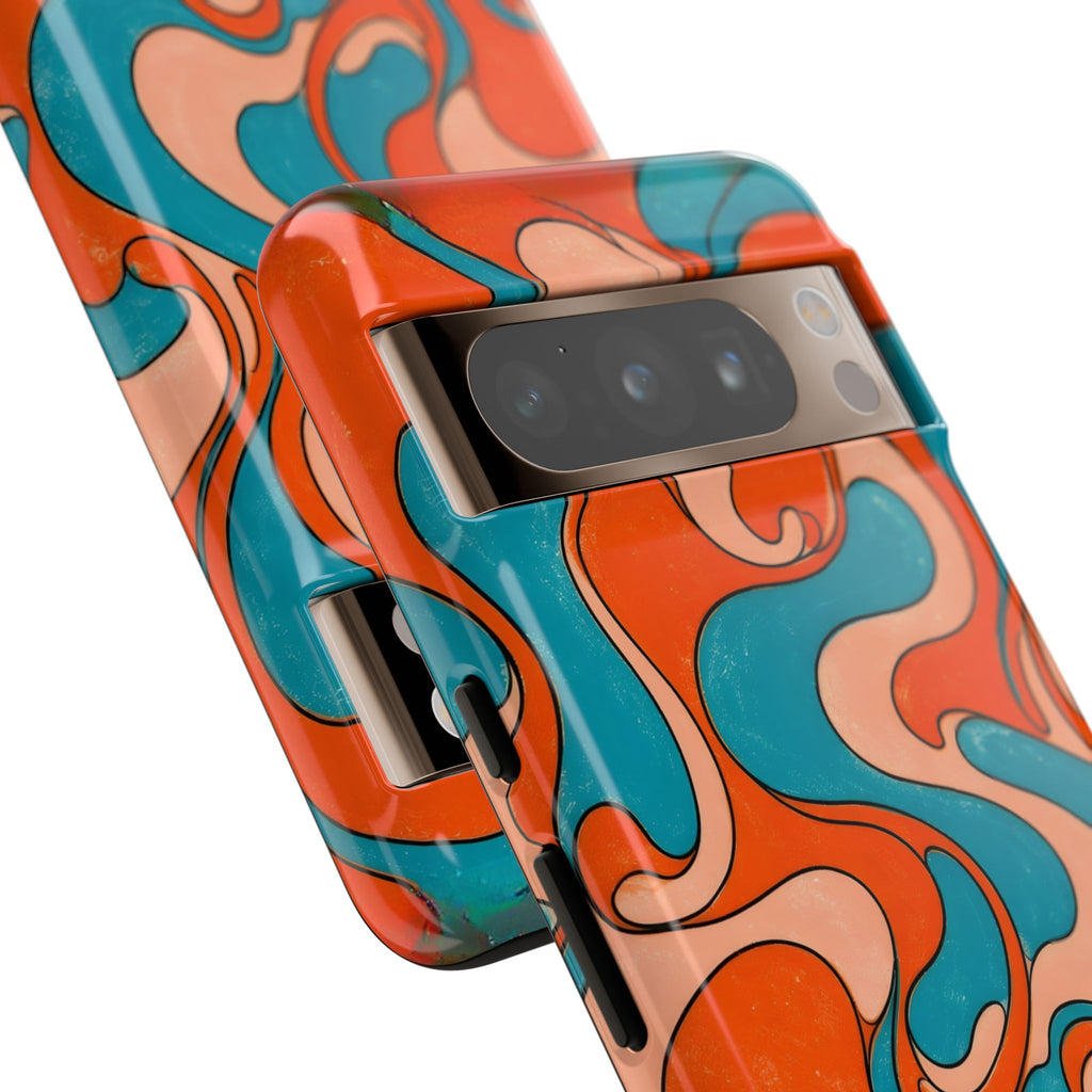 Fillmore Flow - Blood Orange & Teal Phone Case