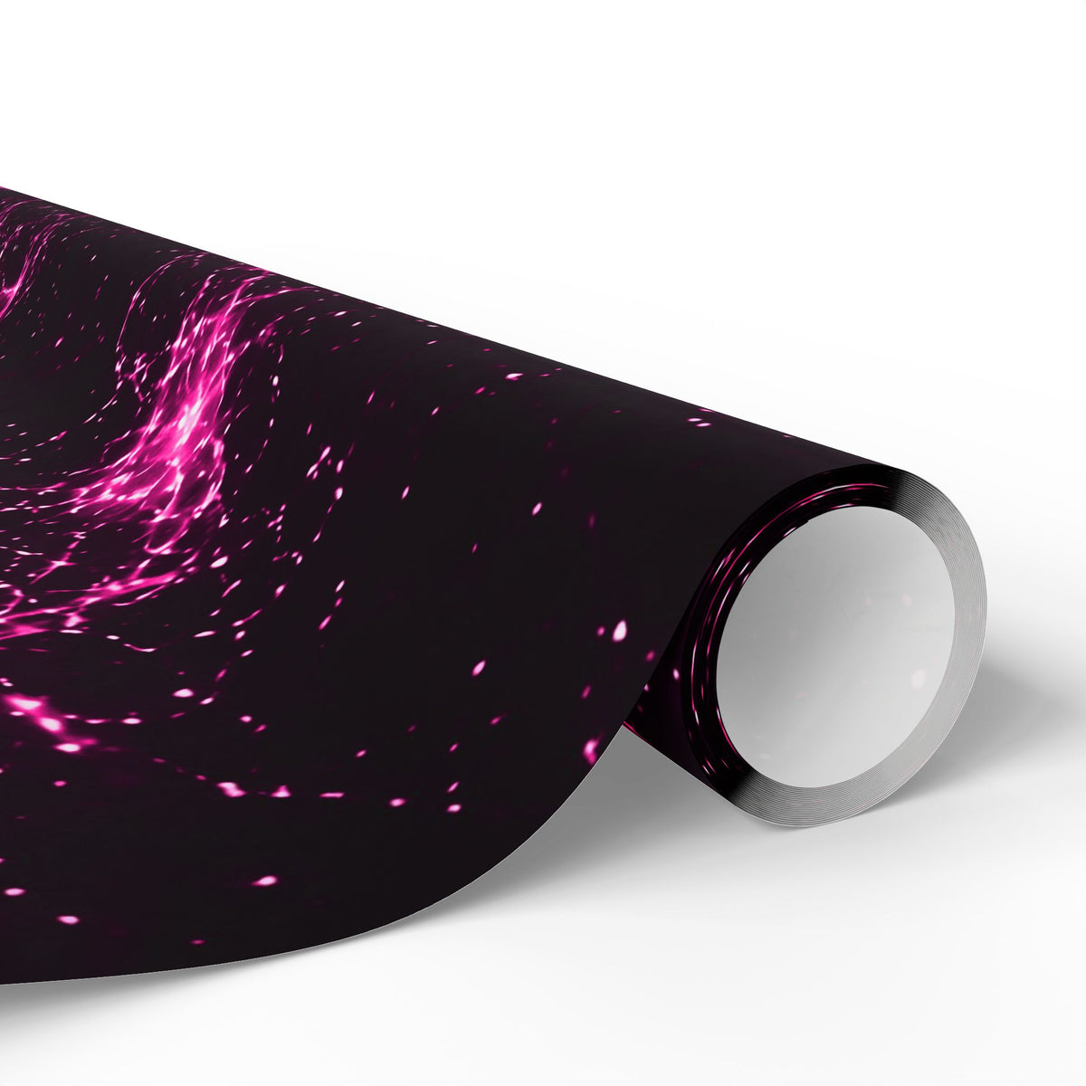 Neon Mycelium - Hot Pink Pulse Wrapping Paper