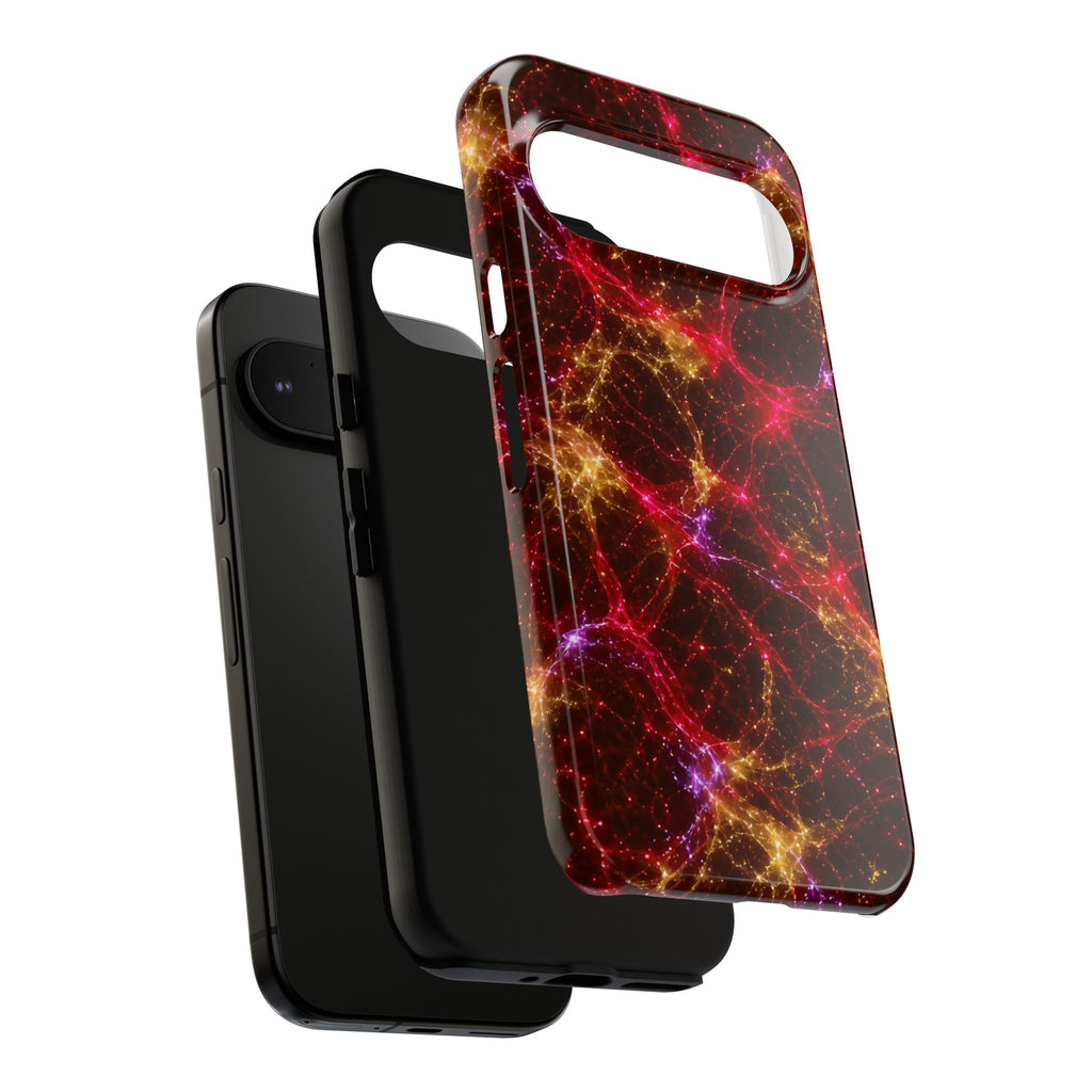 Neon Mycelium - Rainbow Nerve Phone Case