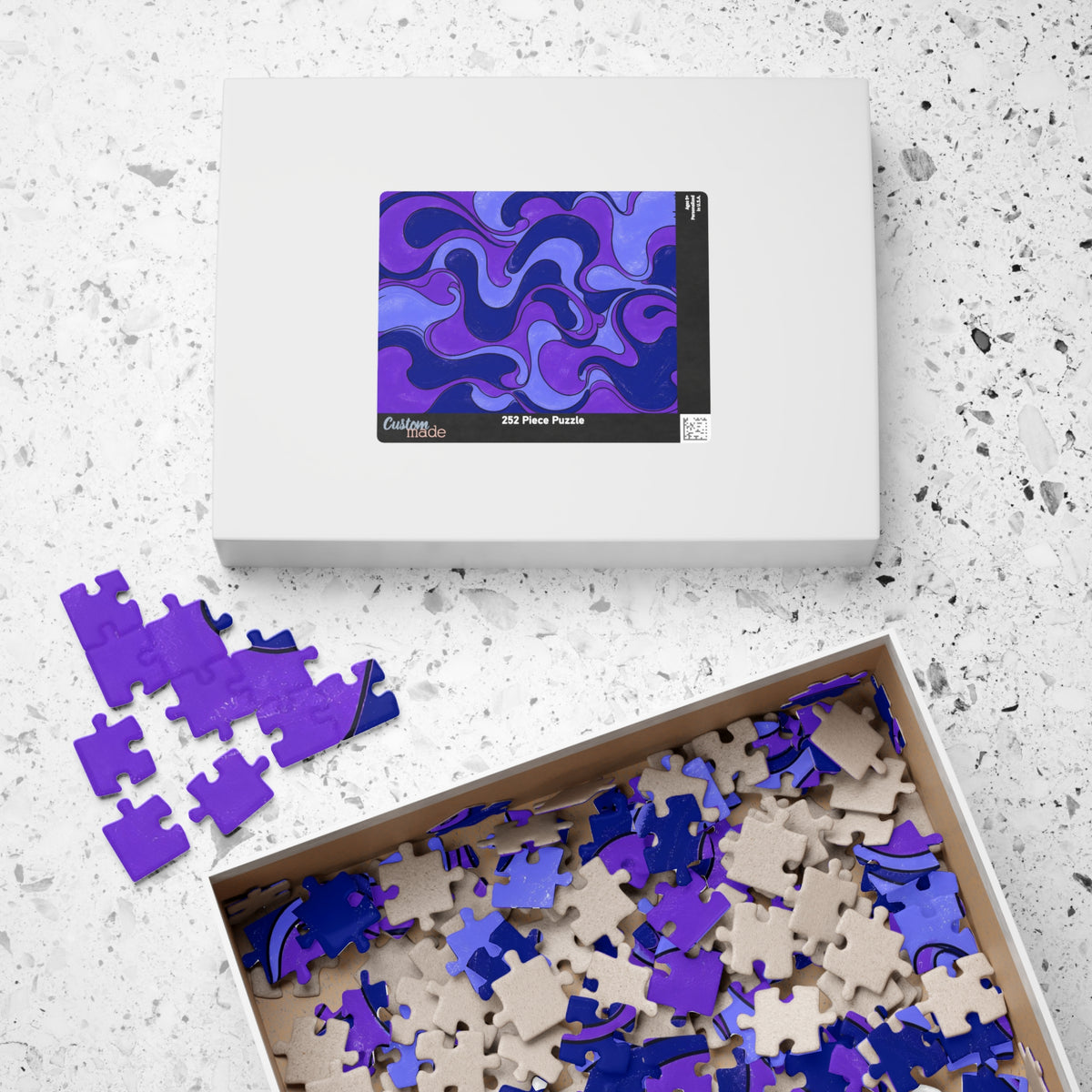 Fillmore Flow - Ultraviolet Jigsaw Puzzle