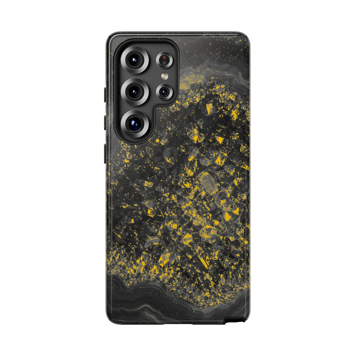 Geode Core - Mono Gold Spark Phone Case