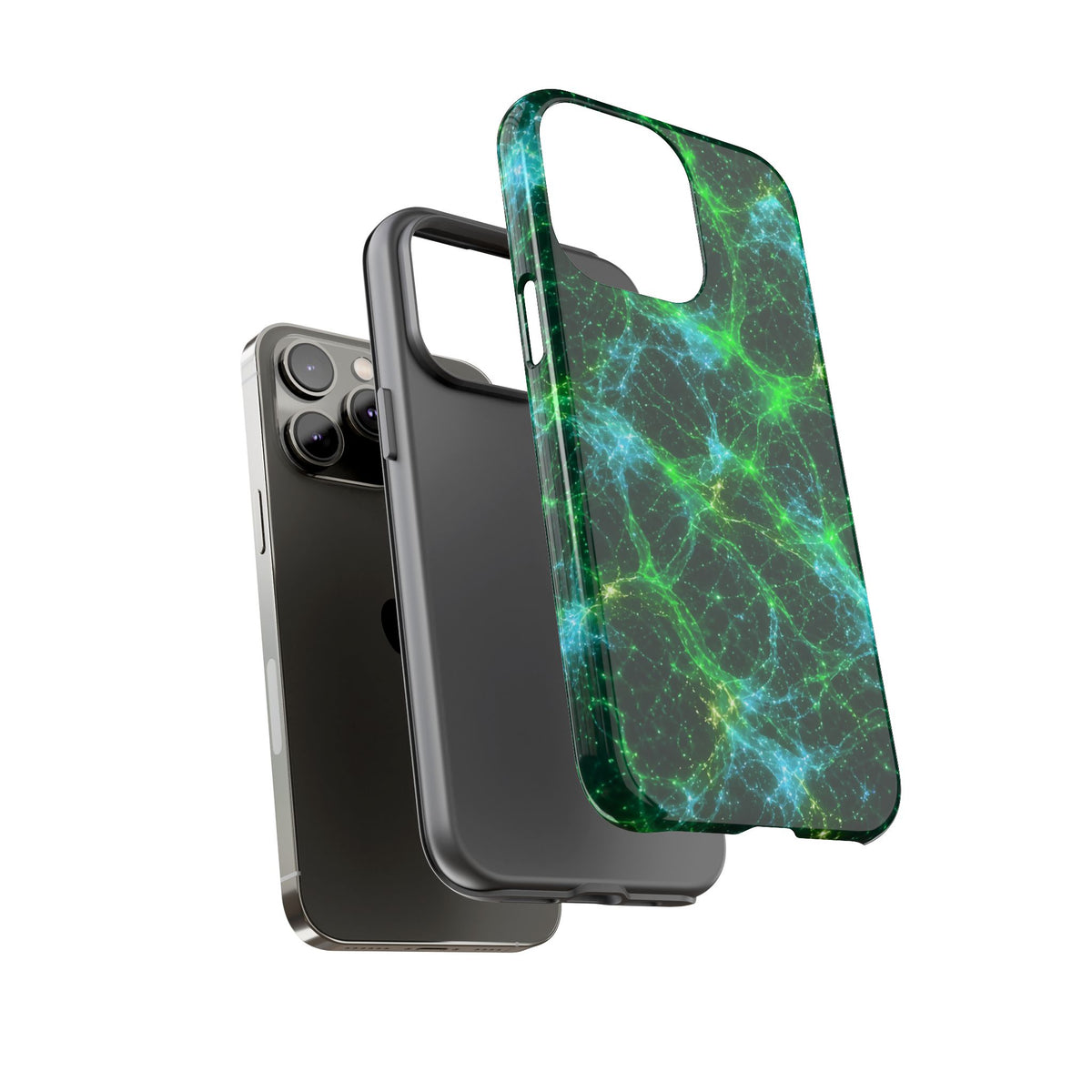 Neon Mycelium - Mermaid Phone Case