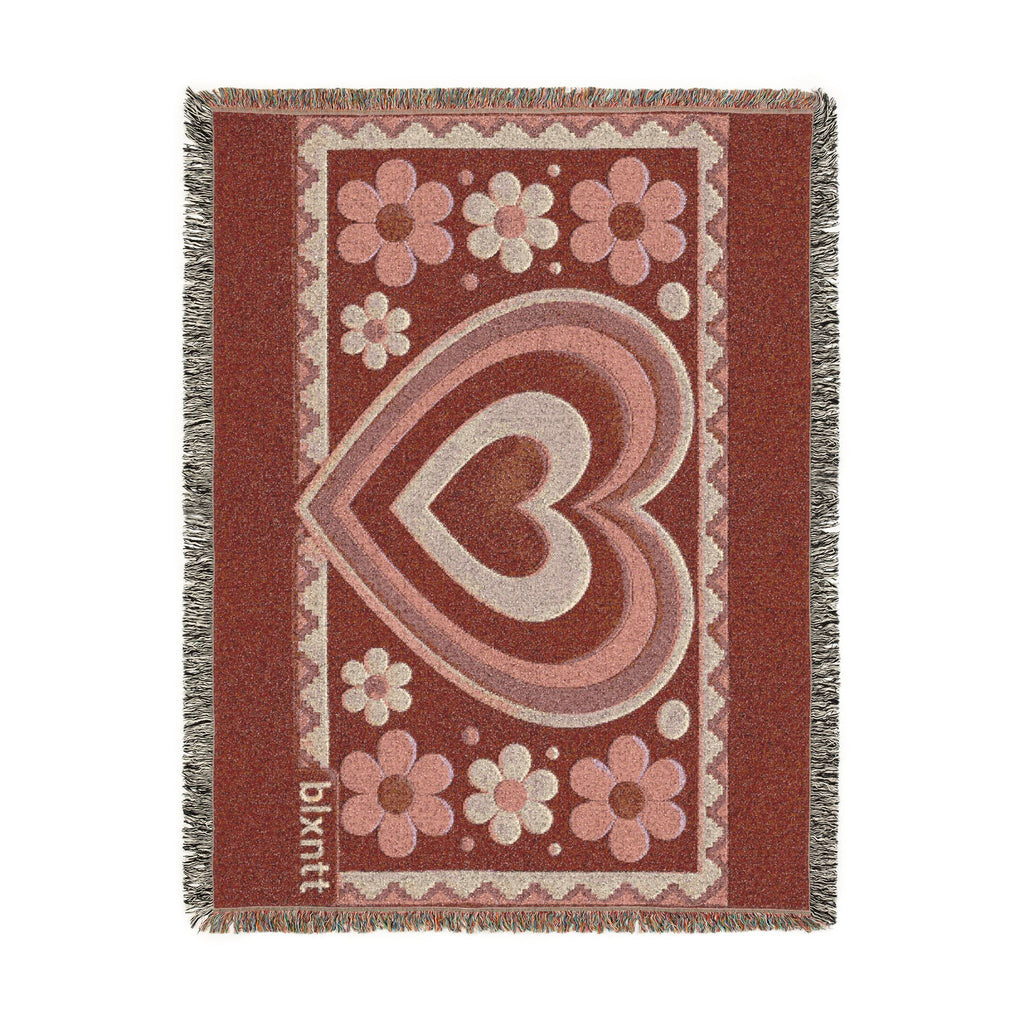 BLXNTT Pink Hippie Woven Blanket #1