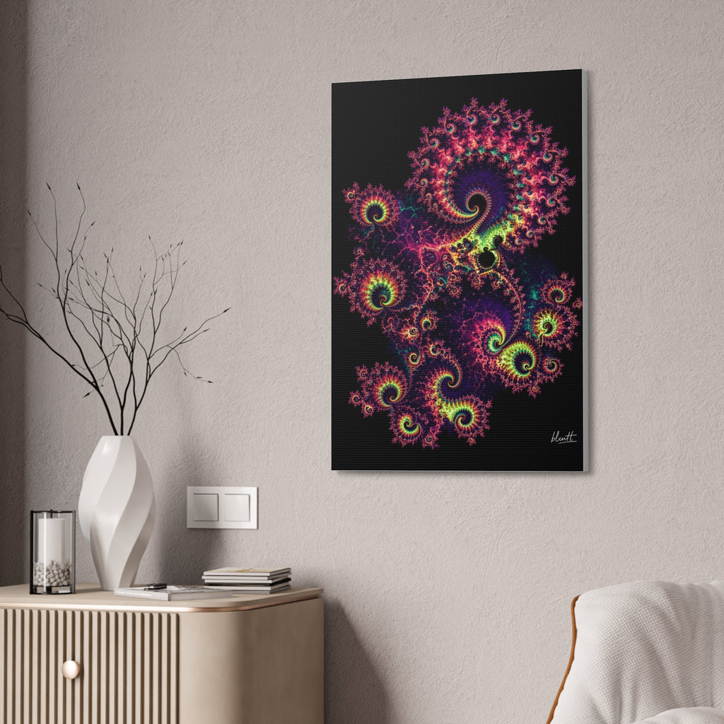 Copper Infinity - Blacklight Glossy Canvas
