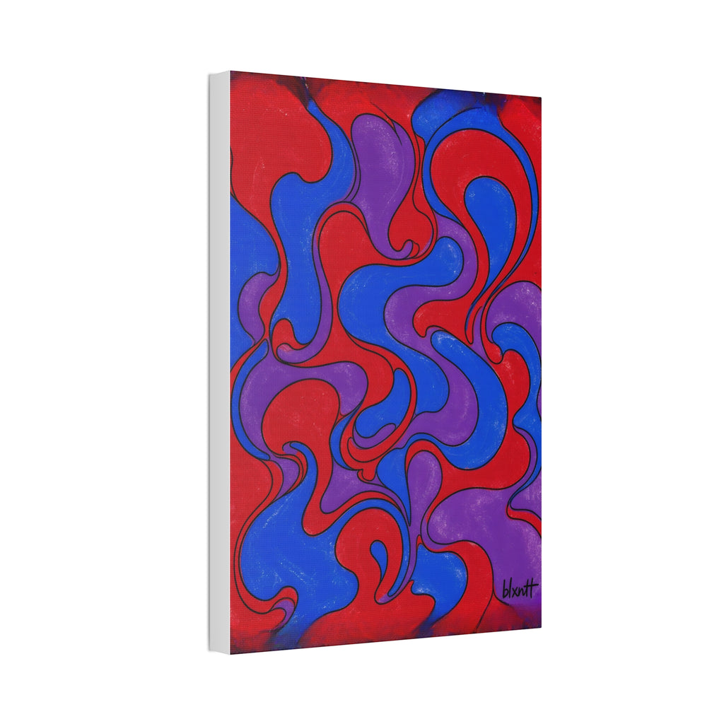 Fillmore Flow - Jewel Tones Glossy Canvas