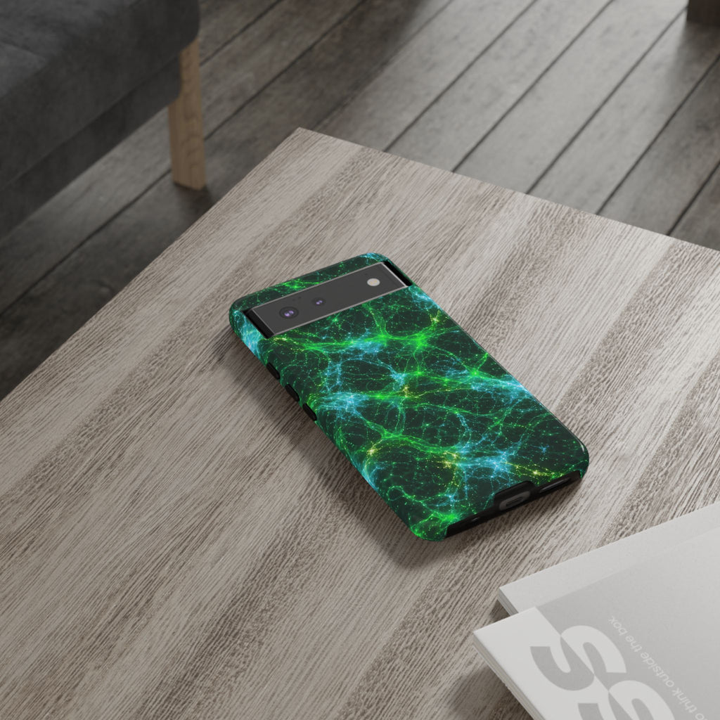 Neon Mycelium - Mermaid Phone Case