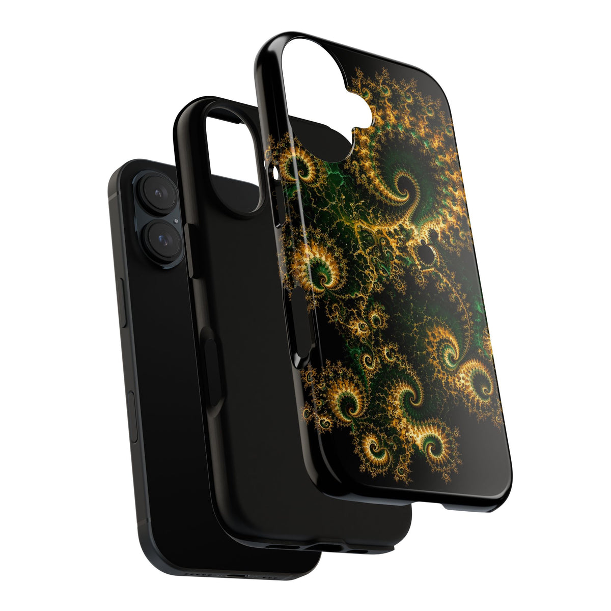 Copper Infinity - Emerald & Gold Phone Case