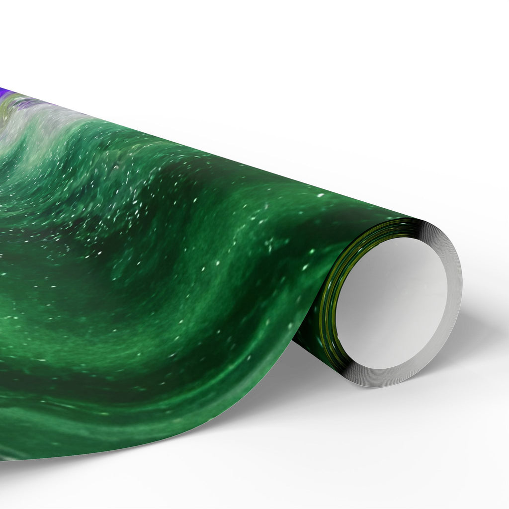 Geode Core - Ruby Emerald Wrapping Paper