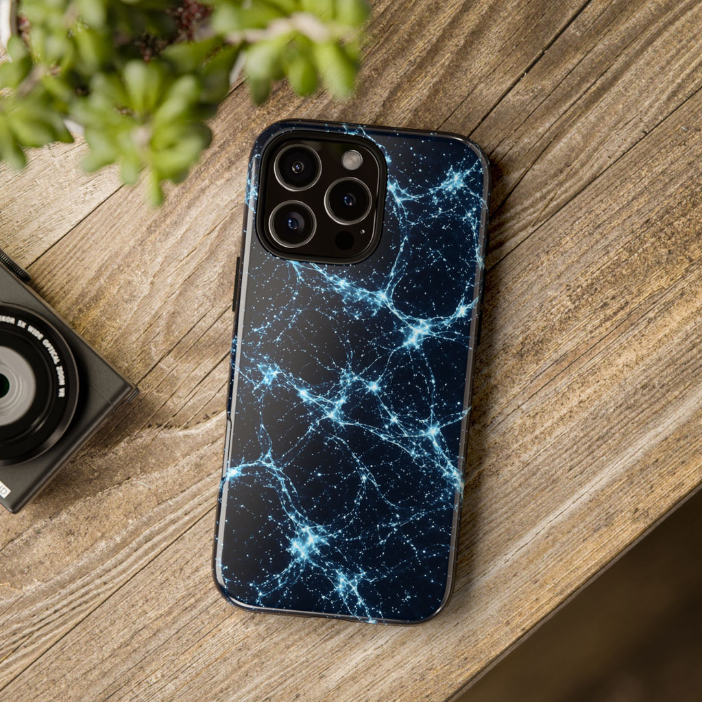 Neon Mycelium - Ice Crystal Phone Case