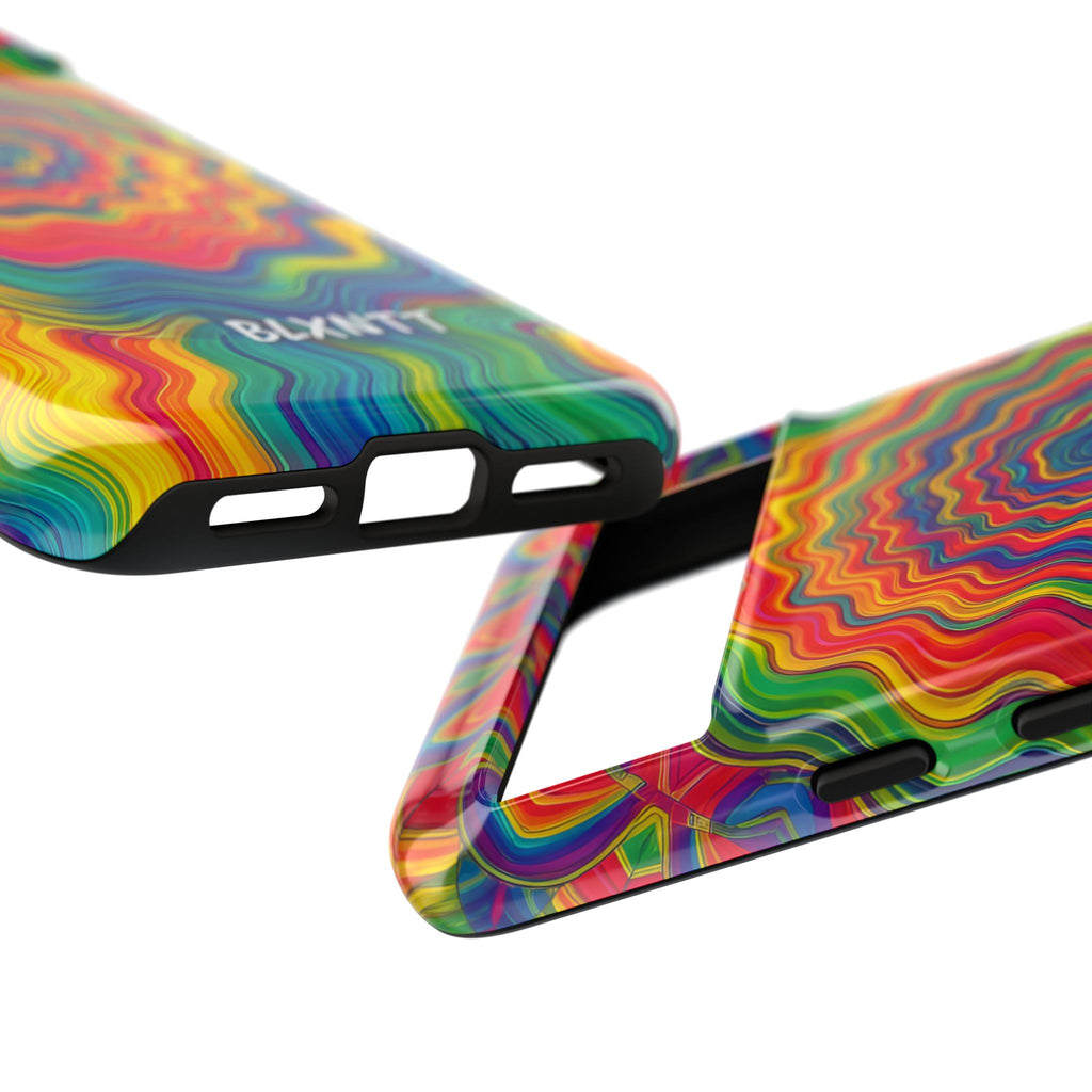 Hypnotic Rainbow Ripple Phone Case