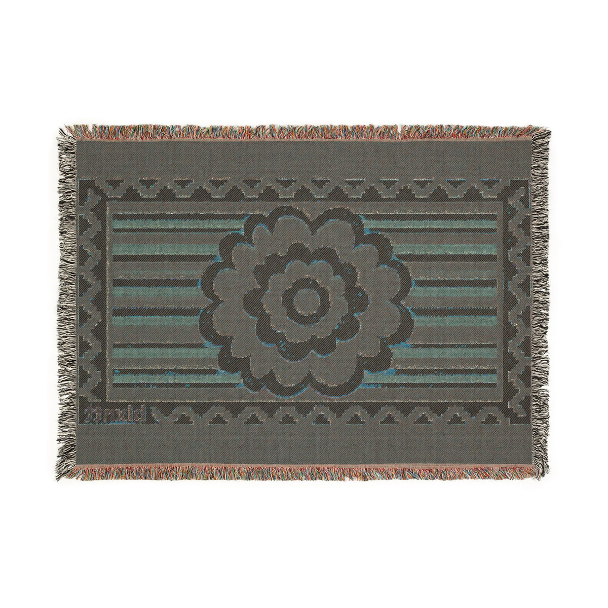 BLXNTT Red Hippie Woven Blanket #1